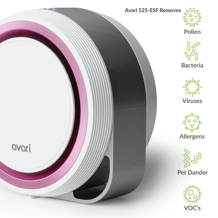 avari AV-525 pink air purifier benefits
