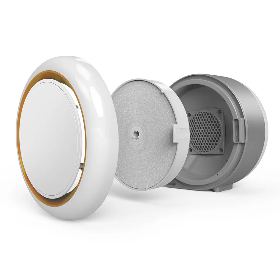 avari av-500 orange air purifier inside view 2