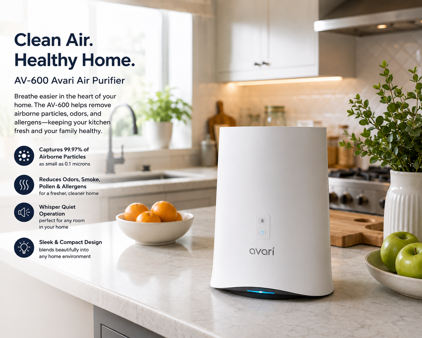 Avari 600 Electrostatic Air Purifier