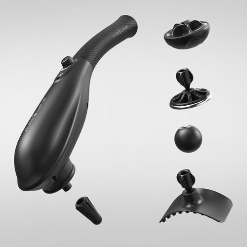 purewave cmx massager black with 5 attachments 2