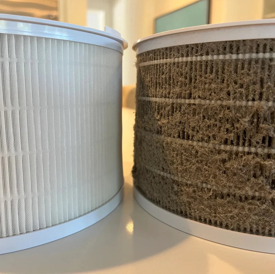 avari eg hepa filter clean versus dirty image 2
