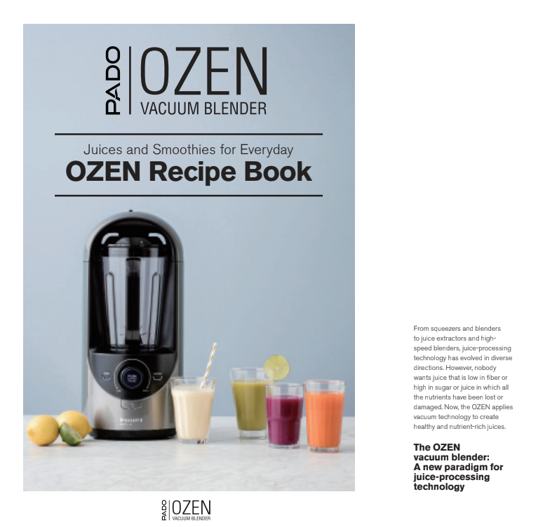 Ozen Recipe book cover