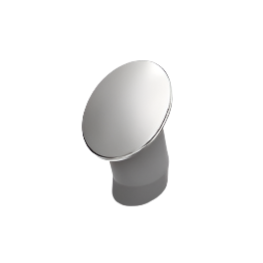 purewave face massage tip attachment on transparent background