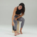 Patient trying out purewave cmx with 3d  pivot attachment on her leg