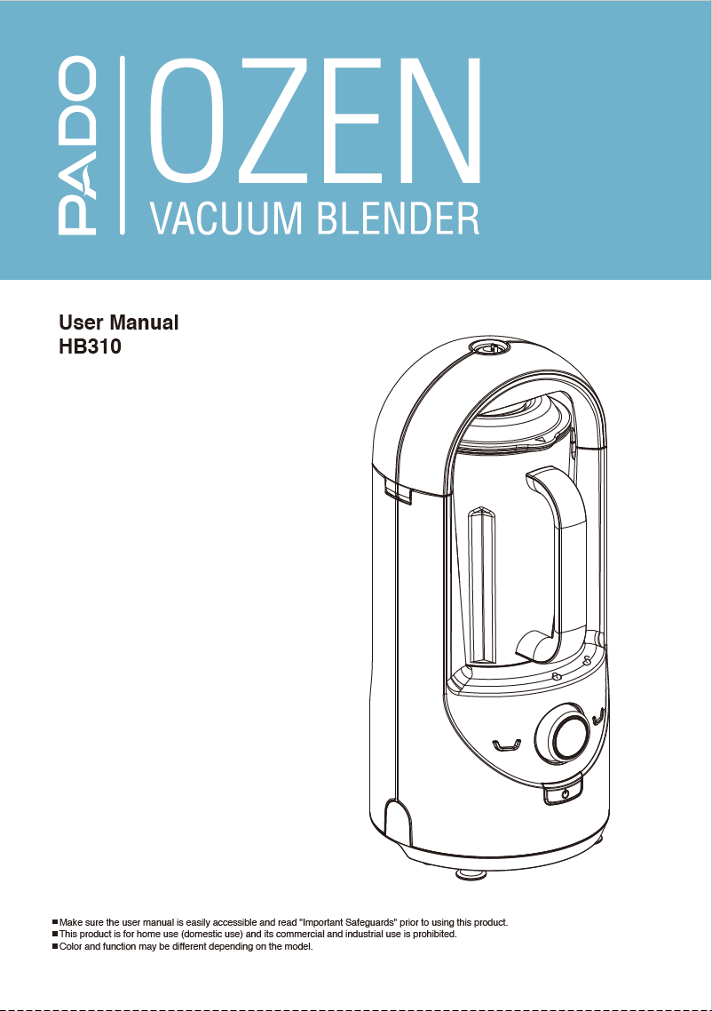 ozen 310 user manual hb310 cover image